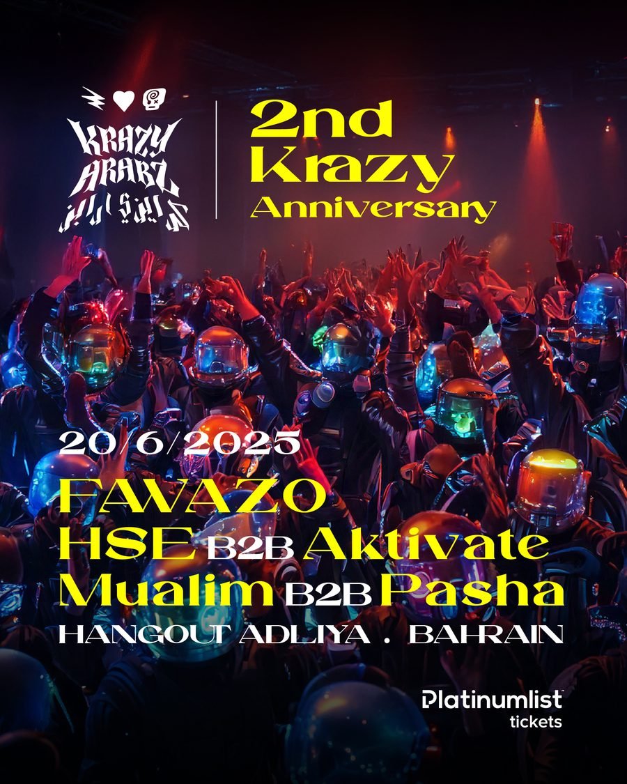 Krazy Arabz flyer — 2nd Krazy Anniversary