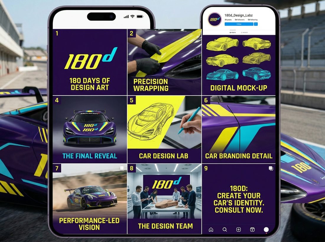 Oneighty Racing social mockup